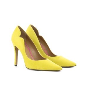 Nine West Yellow/Lime Pump Size 10
